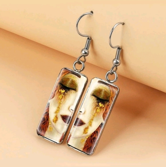 gustav klimt earrings